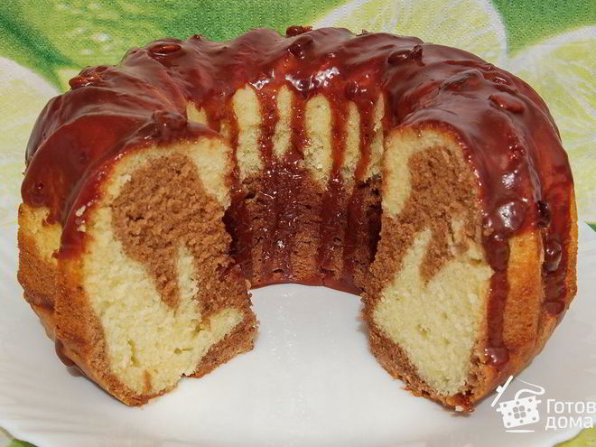 Рецепт мраморного кекса