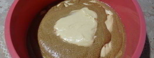 мраморный кофейный кекс. Шаг 14