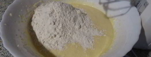 мраморный кофейный кекс. Шаг 6