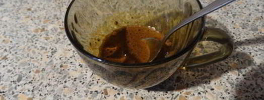 мраморный кофейный кекс. Шаг 9