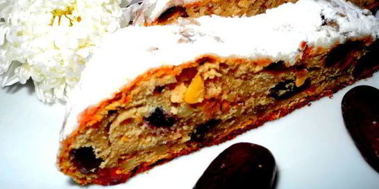 Нежный творожный Штоллен