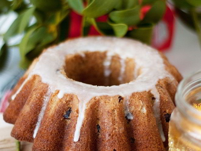 Рецепт новогоднего имбирного кекса с сушеной клюквой