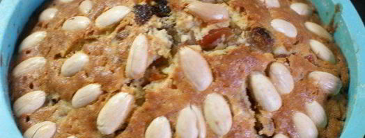 рождественский кекс dundee cake. Шаг 7