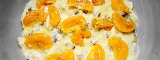 рождественский кекс с мандаринами в мультиварке. Шаг 12