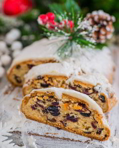 Рождественский творожный Штоллен