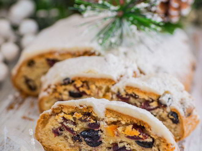 Рецепт рождественского творожного штоллена