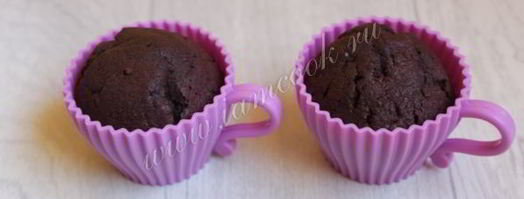 шоколадно-кофейные капкейки. Шаг 8