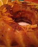 Шоколадно-тыквенные кексы под апельсиновой карамелью