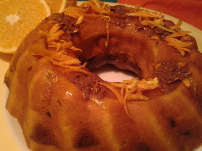 Рецепт шоколадна-тыквенных кексы под апельсиновой карамелью