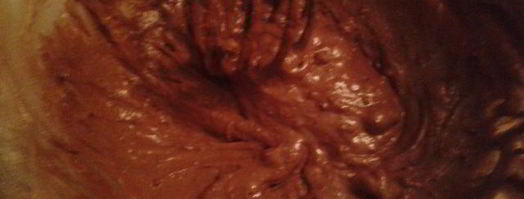 шоколадно-тыквенные кексы под апельсиновой карамелью. Шаг 4