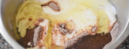 шоколадный кекс на кефире без яиц. Шаг 4