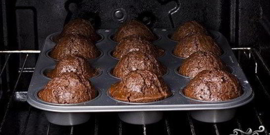 Шоколадный кекс пятиминутный