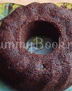 Шоколадный кекс с яблоком и изюмом