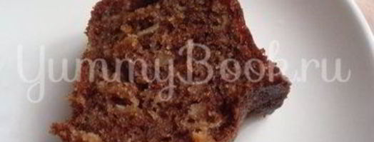 шоколадный кекс с яблоком и изюмом. Шаг 3