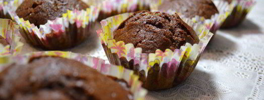 шоколадные кексы с начинкой из белого шоколада. Шаг 7