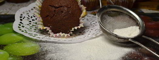 шоколадные кексы с начинкой из белого шоколада. Шаг 9