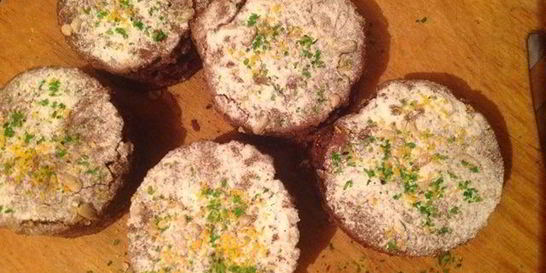 Шоколадные кексы с семечками