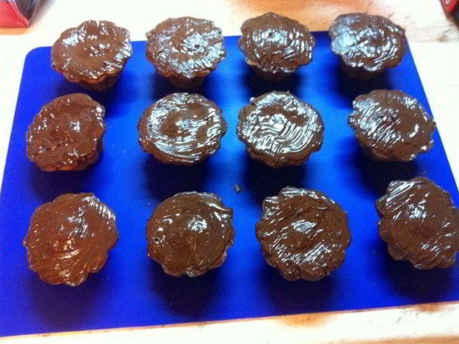 Рецепт шоколадных кексов с узорами