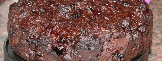 старинный английский фруктовый кекс. Шаг 5