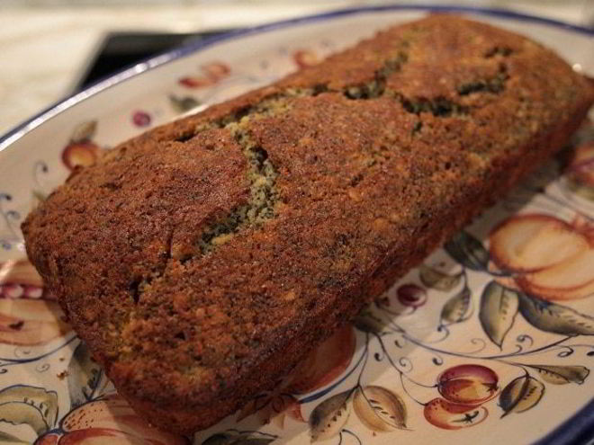 Рецепт цитрусового кекса с маком и миндалем
