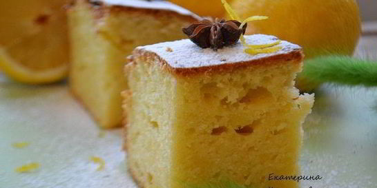Творожно-лимонный кекс