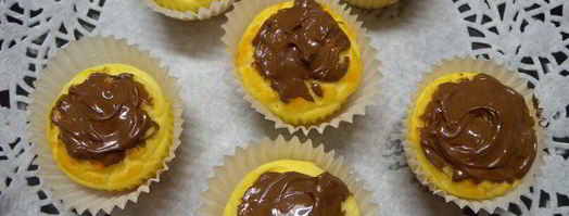 творожные капкейки с нутеллой и сливочным кремом. Шаг 7