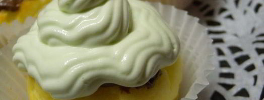 творожные капкейки с нутеллой и сливочным кремом. Шаг 9