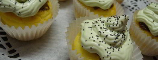 творожные капкейки с нутеллой и сливочным кремом. Шаг 10