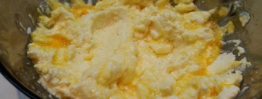 творожные кексики с кремом и джемом. Шаг 3