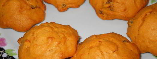 тыквенные кексы солнышко с изюмом и апельсином. Шаг 11