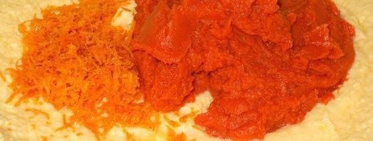 тыквенные кексы солнышко с изюмом и апельсином. Шаг 7