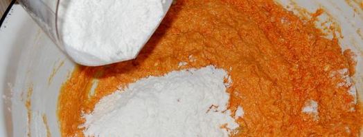 тыквенные кексы солнышко с изюмом и апельсином. Шаг 8