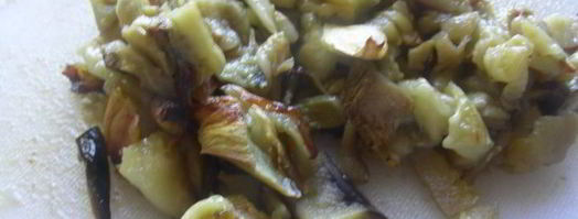 закусочный кекс с летними овощами, вялеными томатами и белым вином. Шаг 2