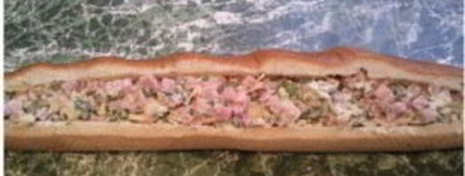 багет с начинкой. Шаг 8