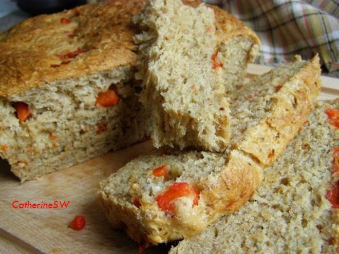 Рецепт гречневого хлеба с печеным перцем