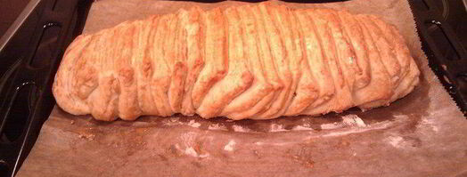 итальянский хлеб гармошка. Шаг 9