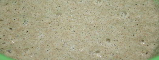 хлеб бездрожжевой на пшенично-ржаной закваске. Шаг 3