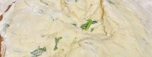 хлеб домашний со шпинатом, луком и сыром. Шаг 9