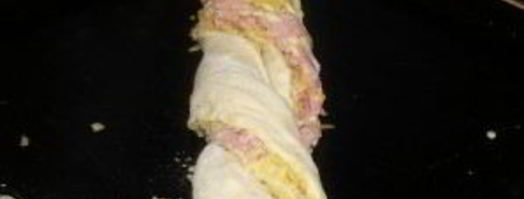 хлеб с колбасой и сыром в хлебопечке. Шаг 8