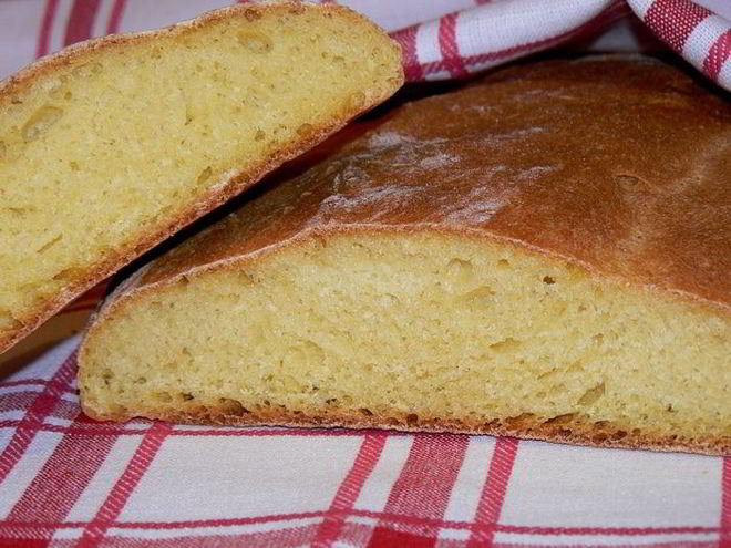 Рецепт хлеба с кукурузной мукой и горчичным маслом