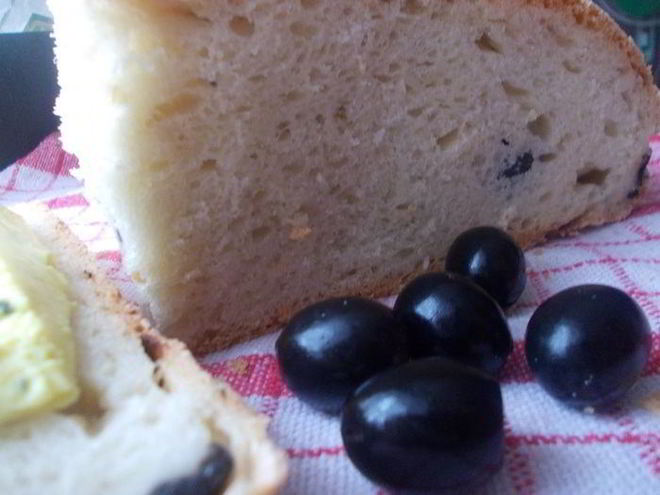 Рецепт кипрского оливкового хлеба