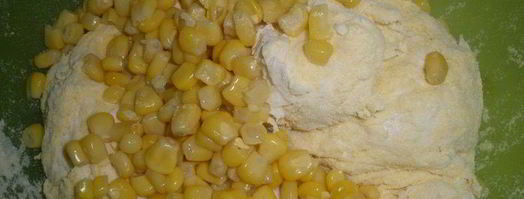 кукурузный хлеб с зернами. Шаг 4