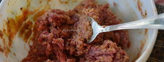 мясной хлеб с кукурузным слоем. Шаг 2