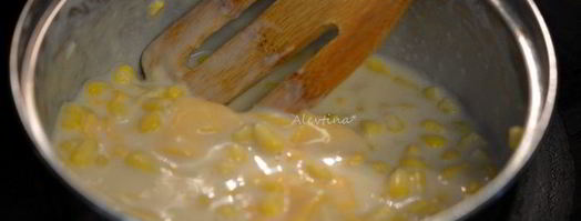 мясной хлеб с кукурузным слоем. Шаг 4