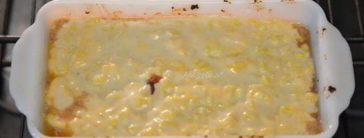 мясной хлеб с кукурузным слоем. Шаг 5