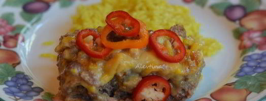 мясной хлеб с кукурузным слоем. Шаг 6