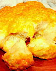 Обезьяний хлеб с сыром и чесноком