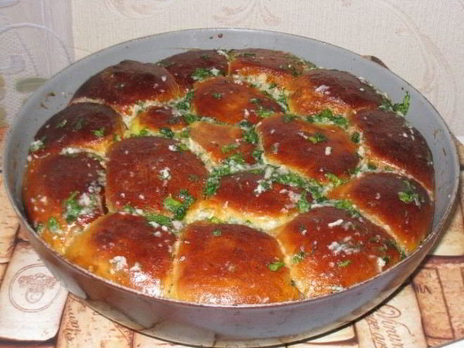 Рецепт пампушек чесночных к борщу