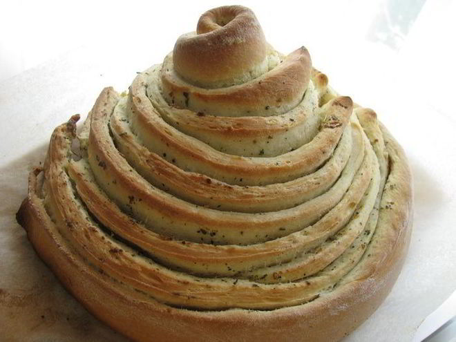 Рецепт пряно-чесночного хлеб