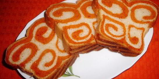 Пшенично-томатный хлеб